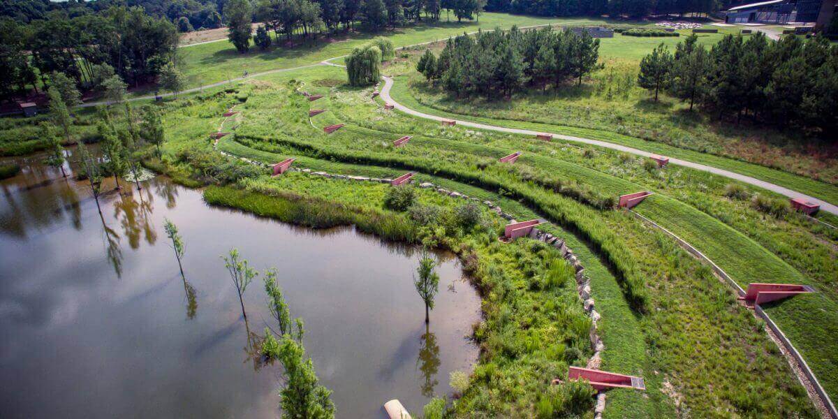 North Carolina Museum of Art Stormwater Pond