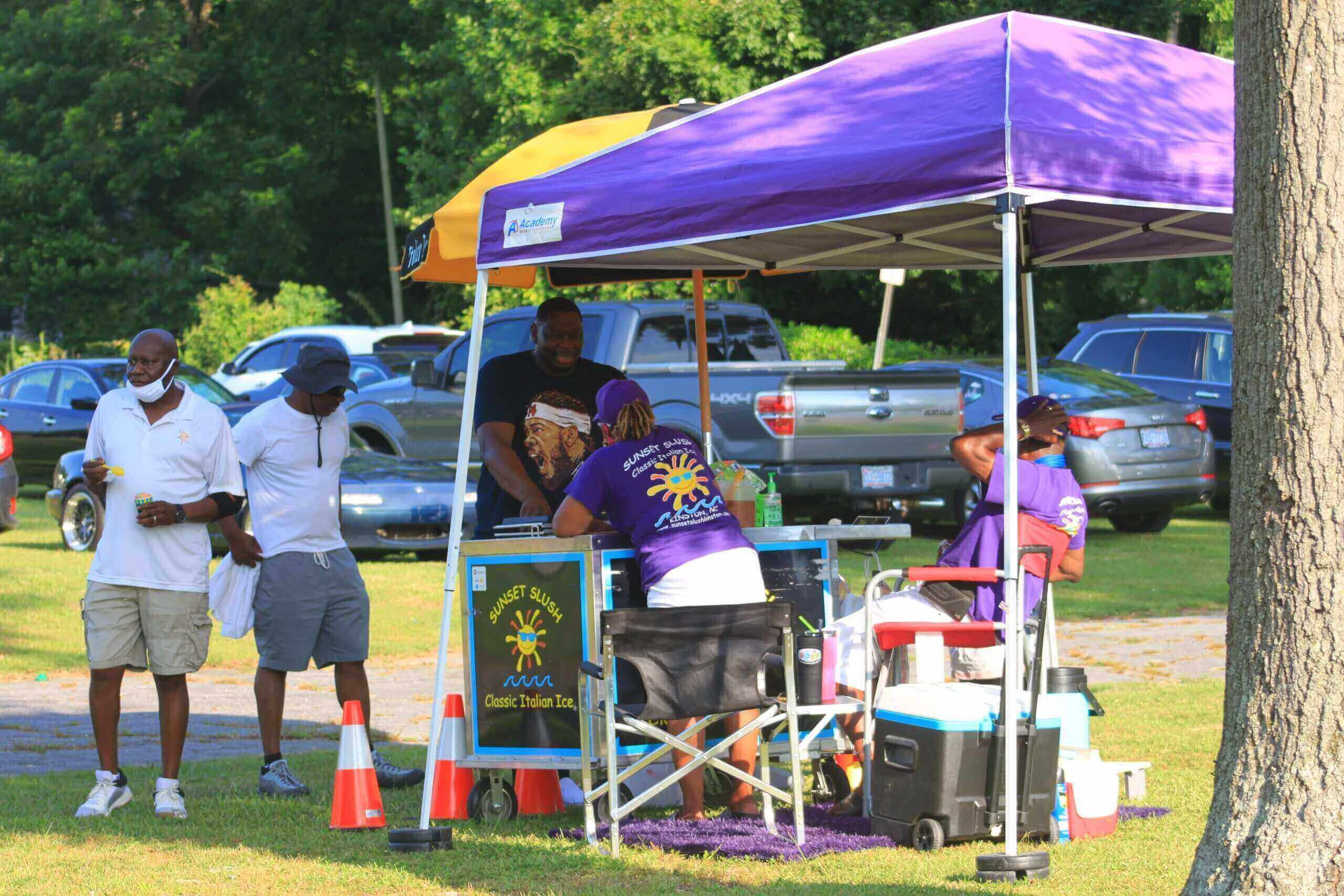 tent at kinston event